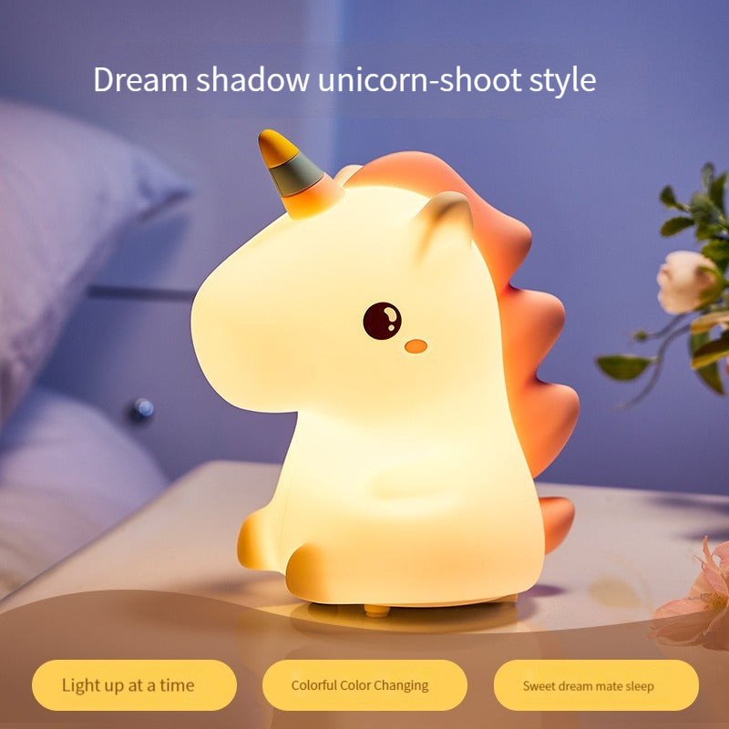 LED Cartoon Unicorn Night Light