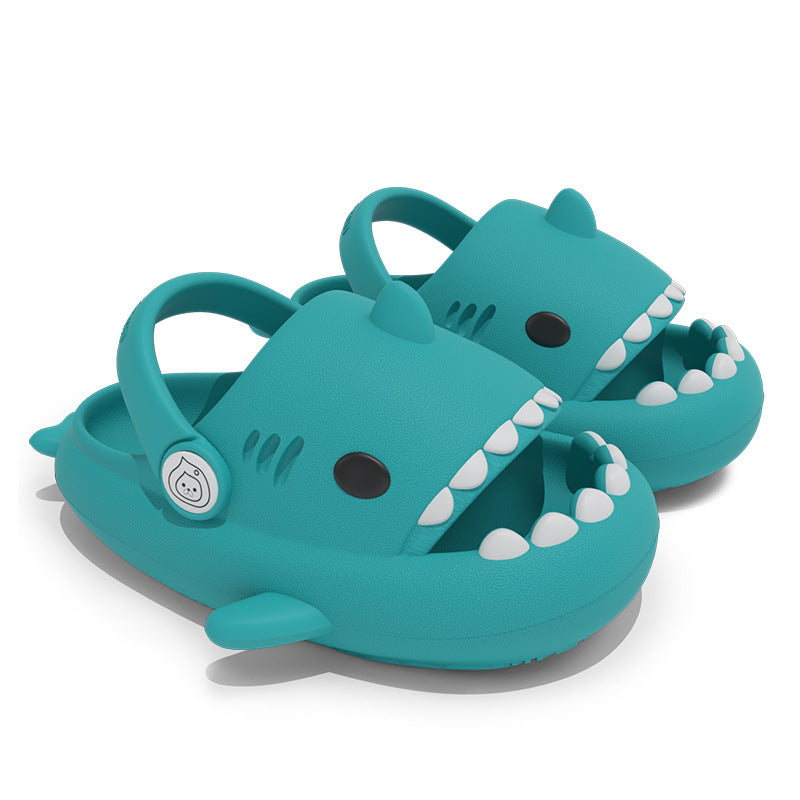 Peppermint green Kids Summer Shark Sandals