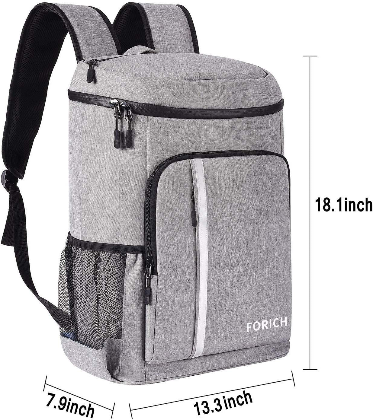 Insulated Leakproof Backpack Cooler Bag for Men and Women - 30 Can Capacity