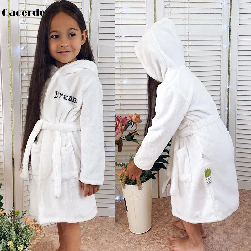 Children Bath Robes Flannel Kids Robe