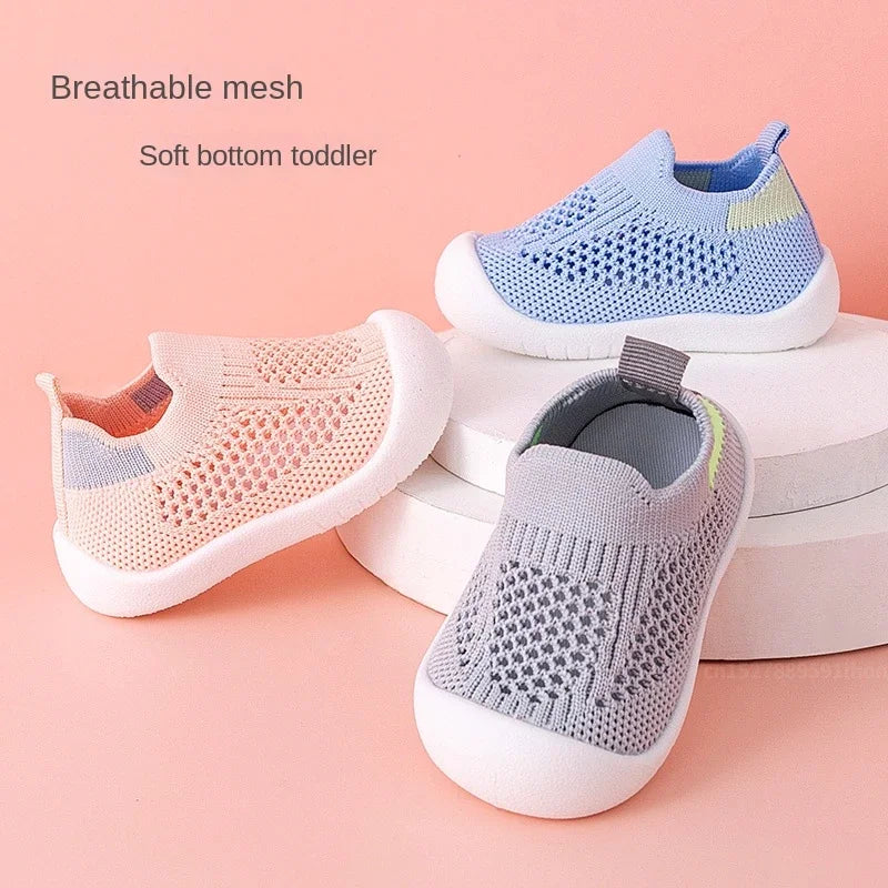 Boys Mesh Sneakers Soft Bottom Comfortable Non-Slip