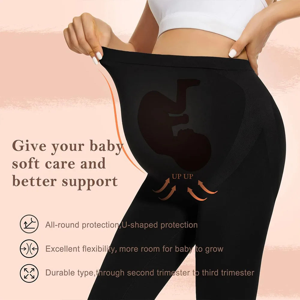 Maternity Leggings Adjustable Waist