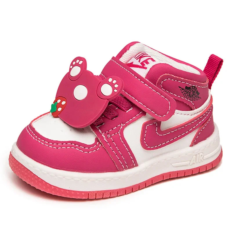 Girls Casual Shoes Toddler Soft Bottom First Walking Shoes